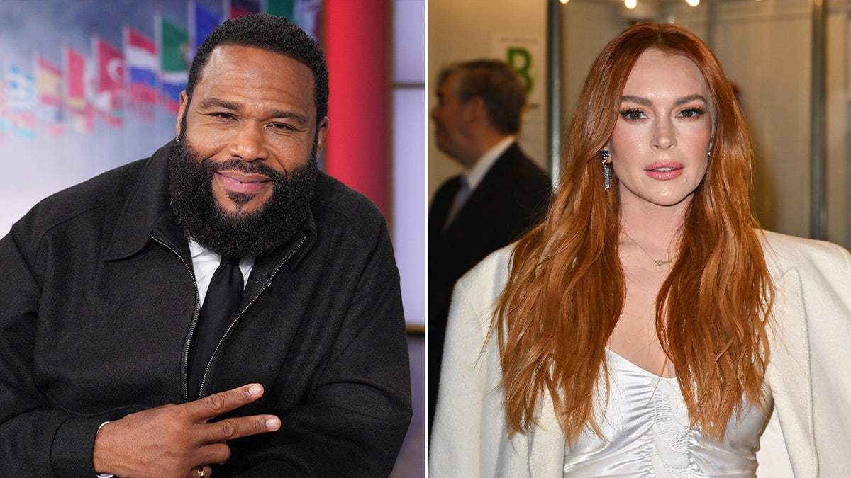Anthony Anderson and Lindsay Lohan