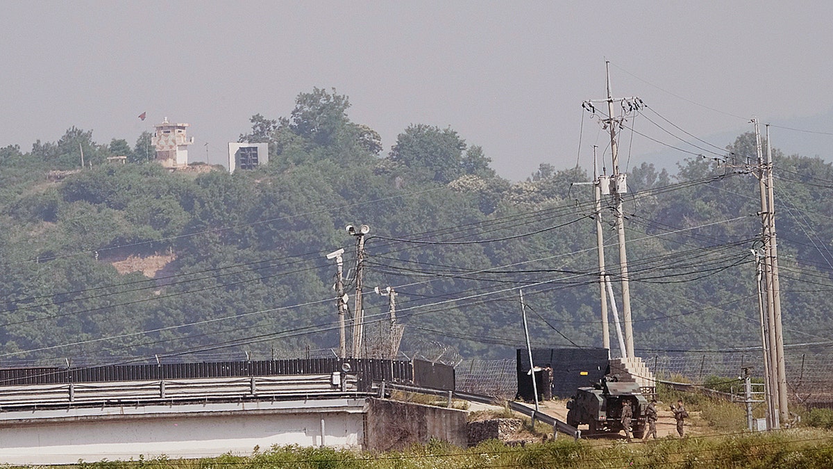 North Korean military guard