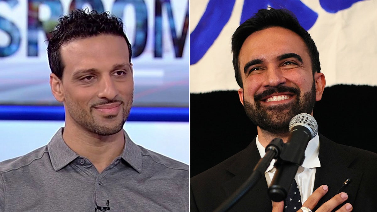 Ar'iel Stachedl and Zohran Mamdani in a split image