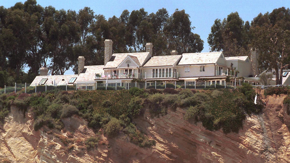 The outside of Barbra Streisand's home