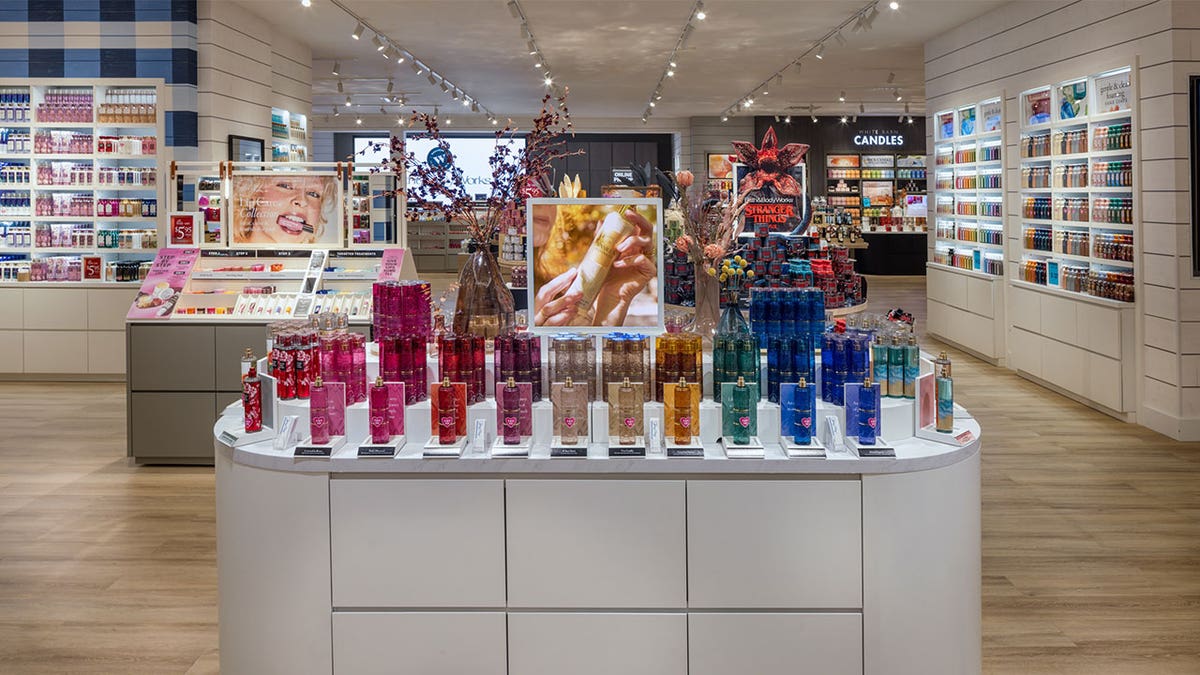 Bath and Body Works store inside
