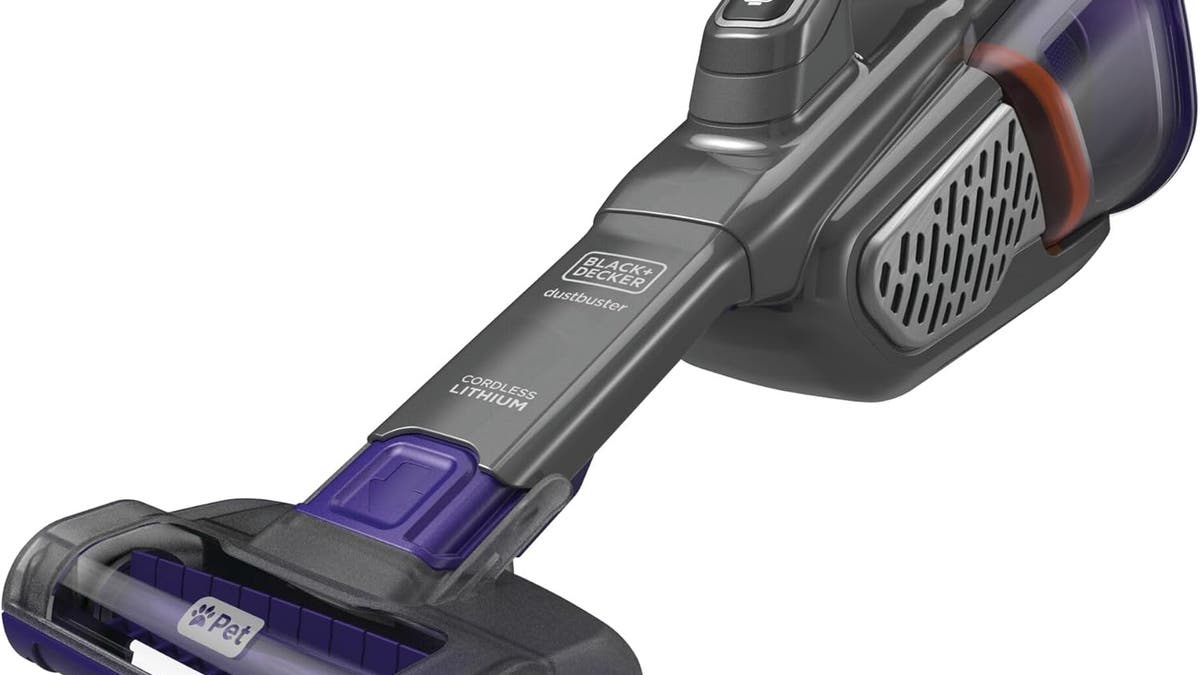 This portable handheld vacuum is perfect for the car.