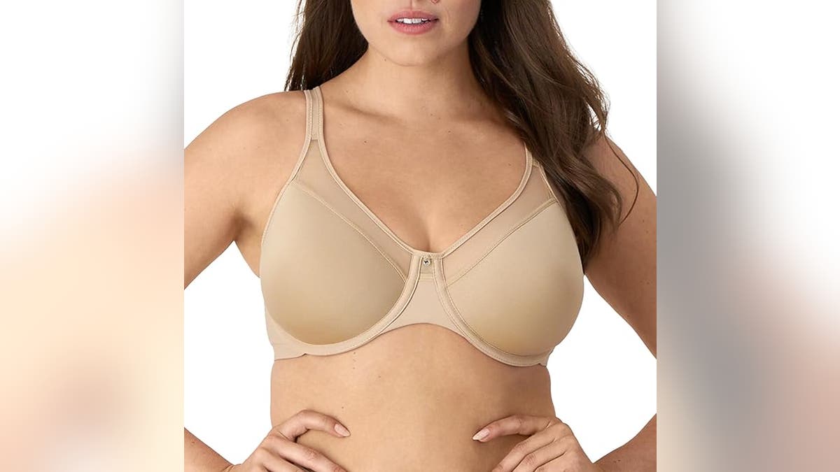 This underwire bra is supportive but not bulky.