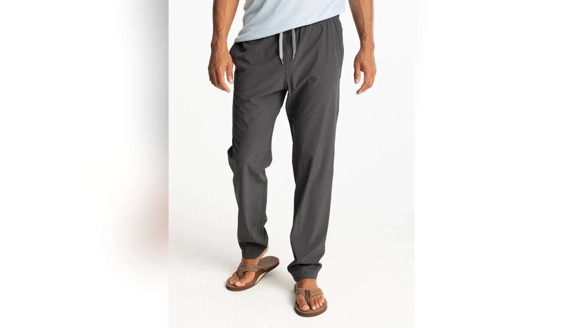 Try these comfy pants on your next fishing expedition.
