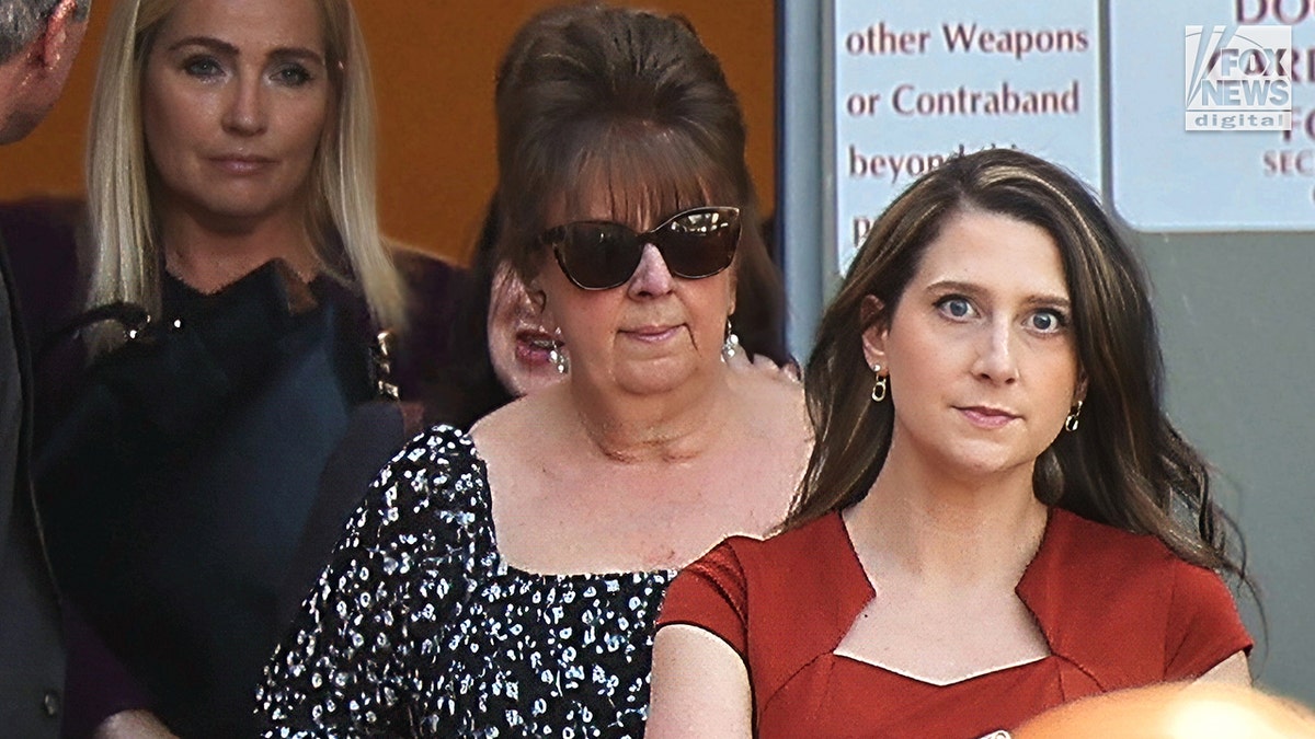 Mom and sister of Bryan Kohberger leave court after his sentencing.
