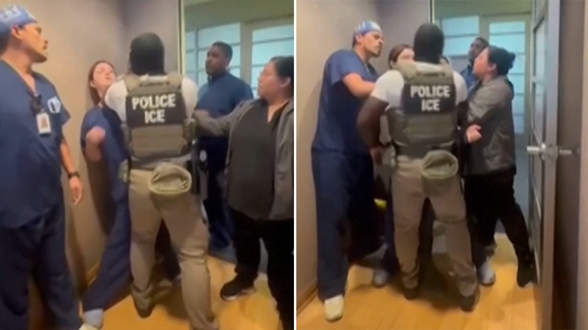ICE arrest in California