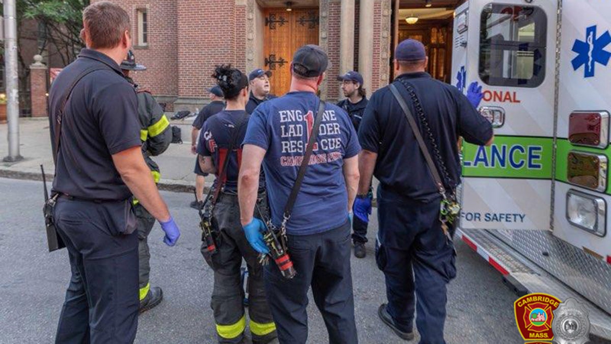 Fire department responds to Cambridge, Massachusetts church