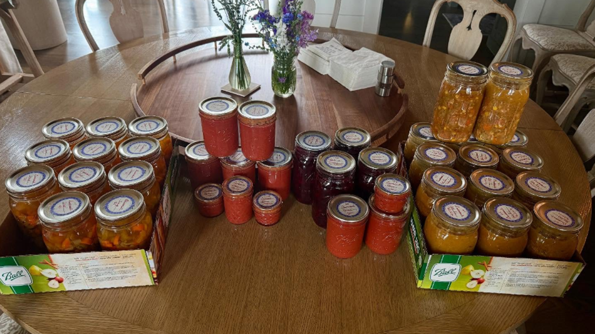 Carrie Underwood's canning jars