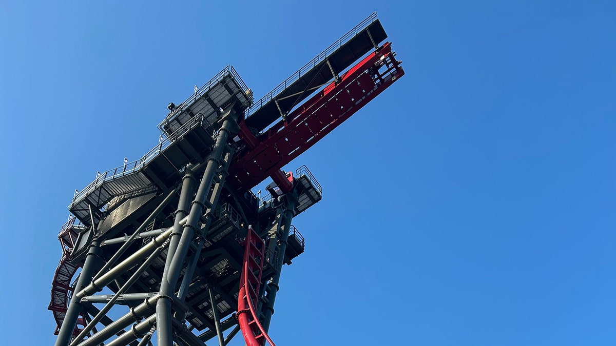 Cedar Point's Siren's Curse roller coaster in Ohio
