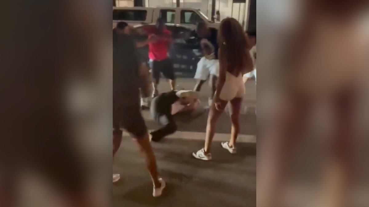 A man was injured on the street