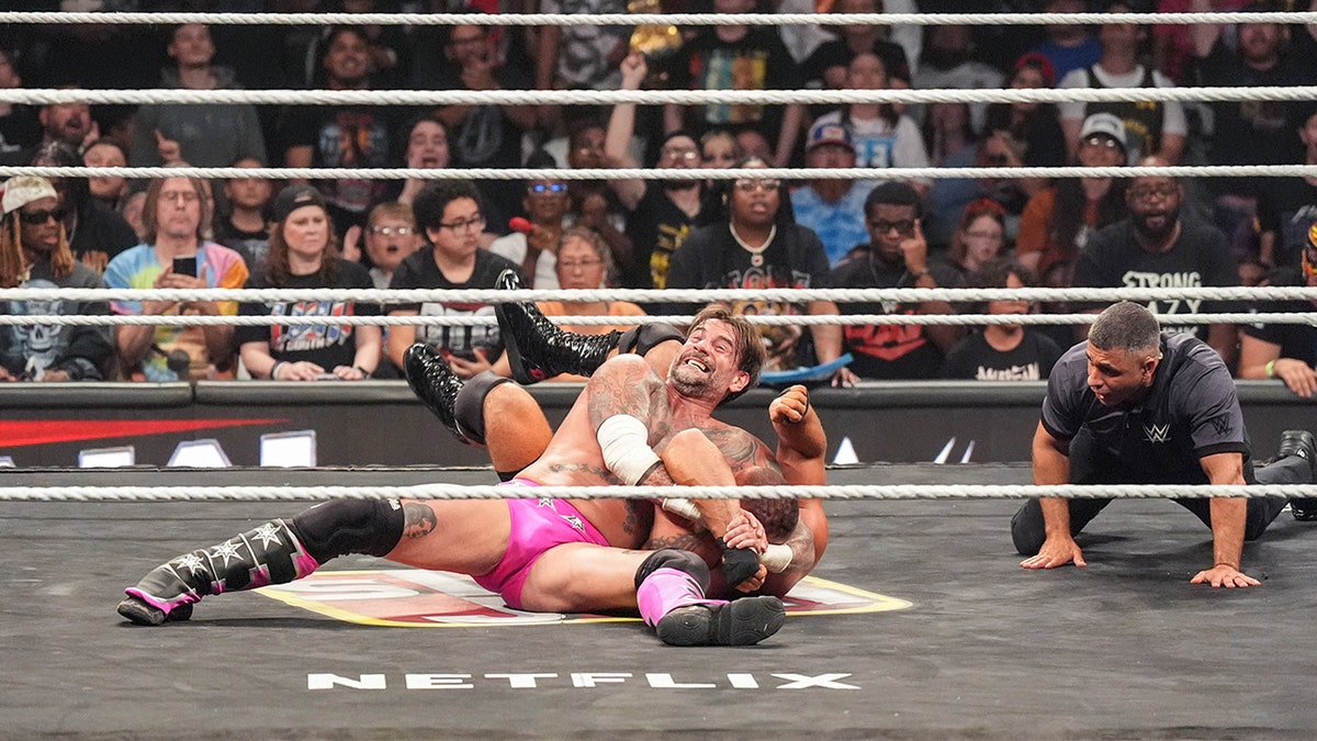 CM Punk in a gauntlet match