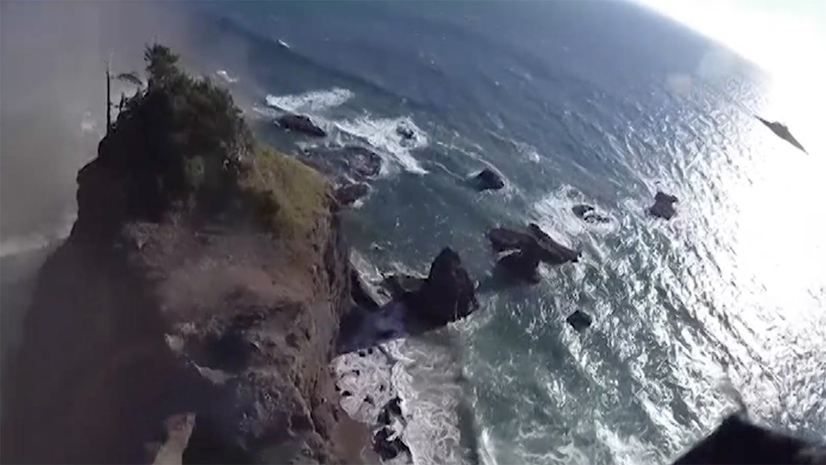 Coast Guard helicopter rescue