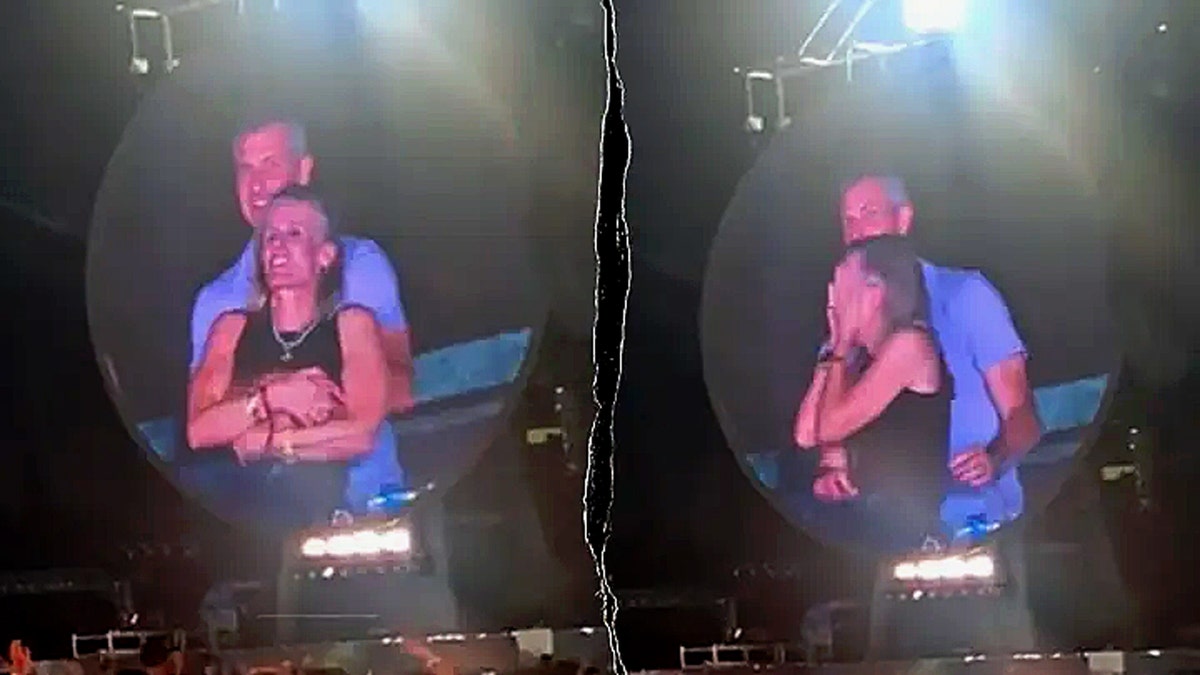 Coldplay’s frontman Chris Martin wonders if a couple is having an affair as he caught them on the Kiss Cam. The two are rumored to be Astronomer CEO Andy Byrona and Chief People Officer Kristin Cabot.