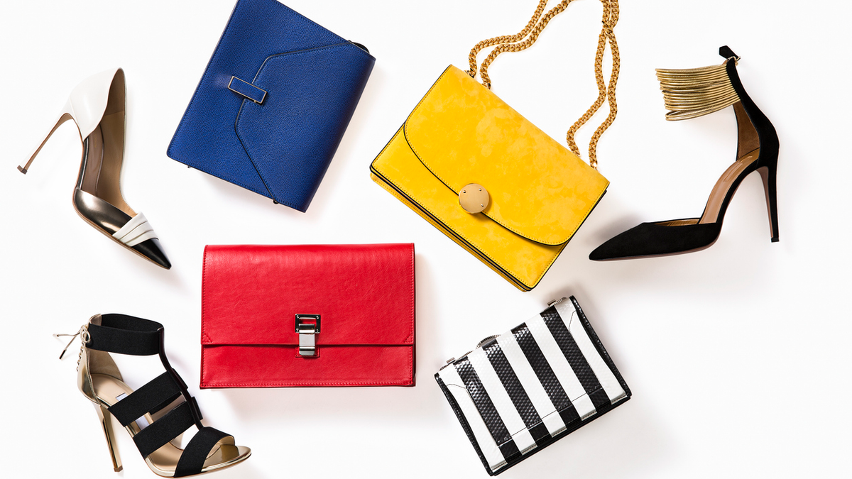 Grab a great deal on a luxury brand handbag or shoes.