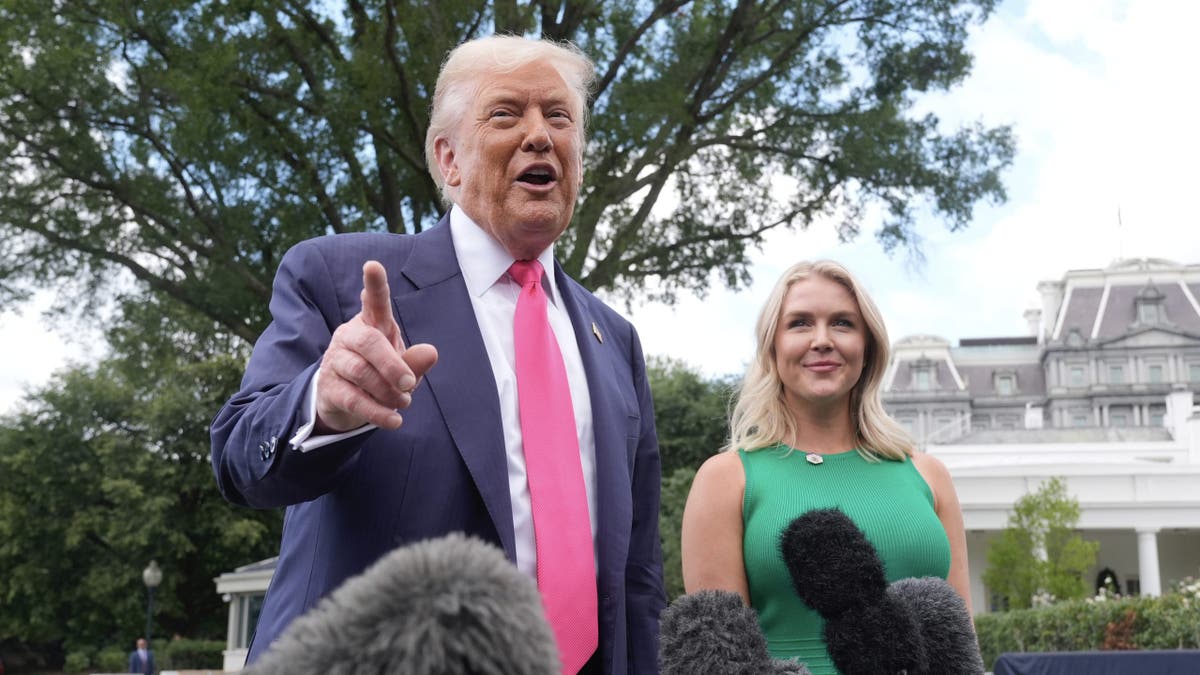 Trump and Leavitt