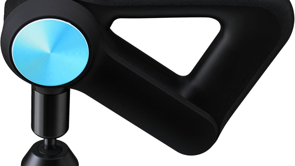 Relax sore muscles with this handheld percussive therapy tool.