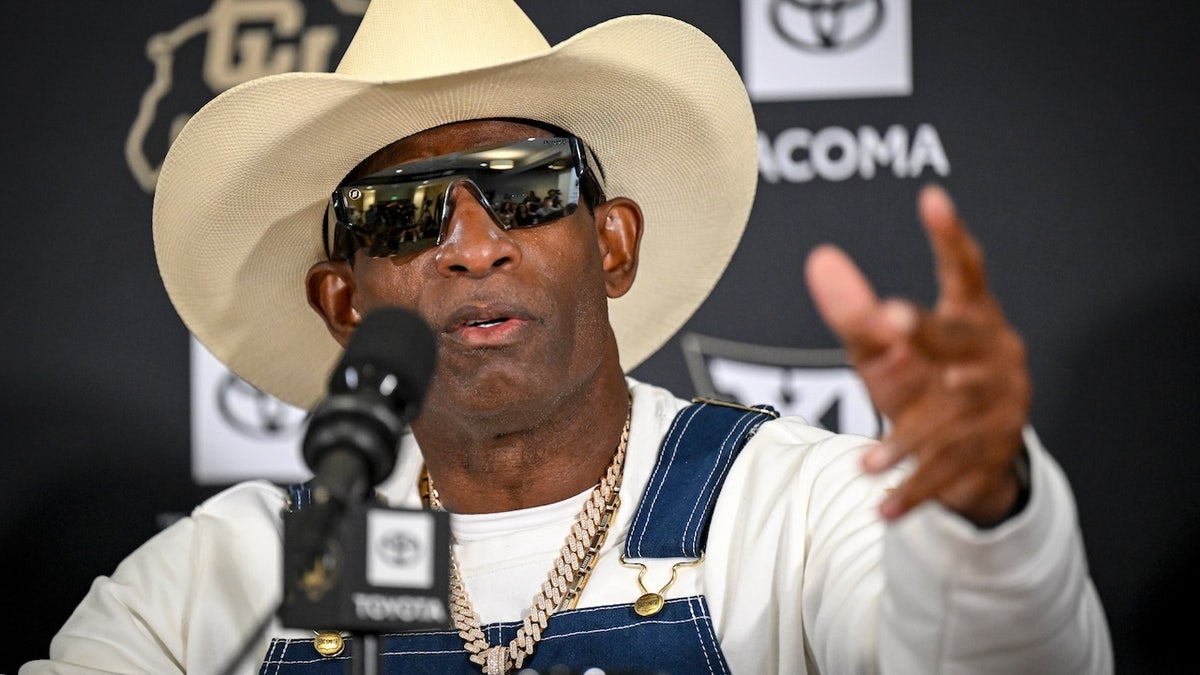Deion Sanders at press conference