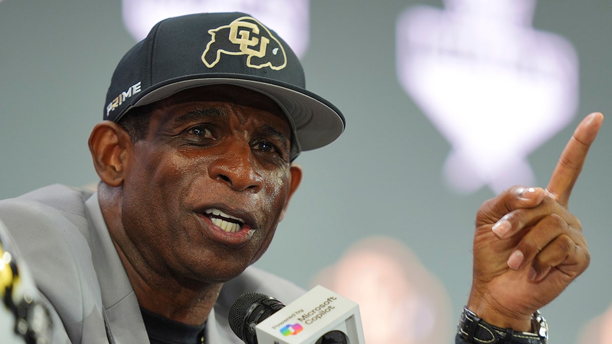 Colorado head coach Deion Sanders