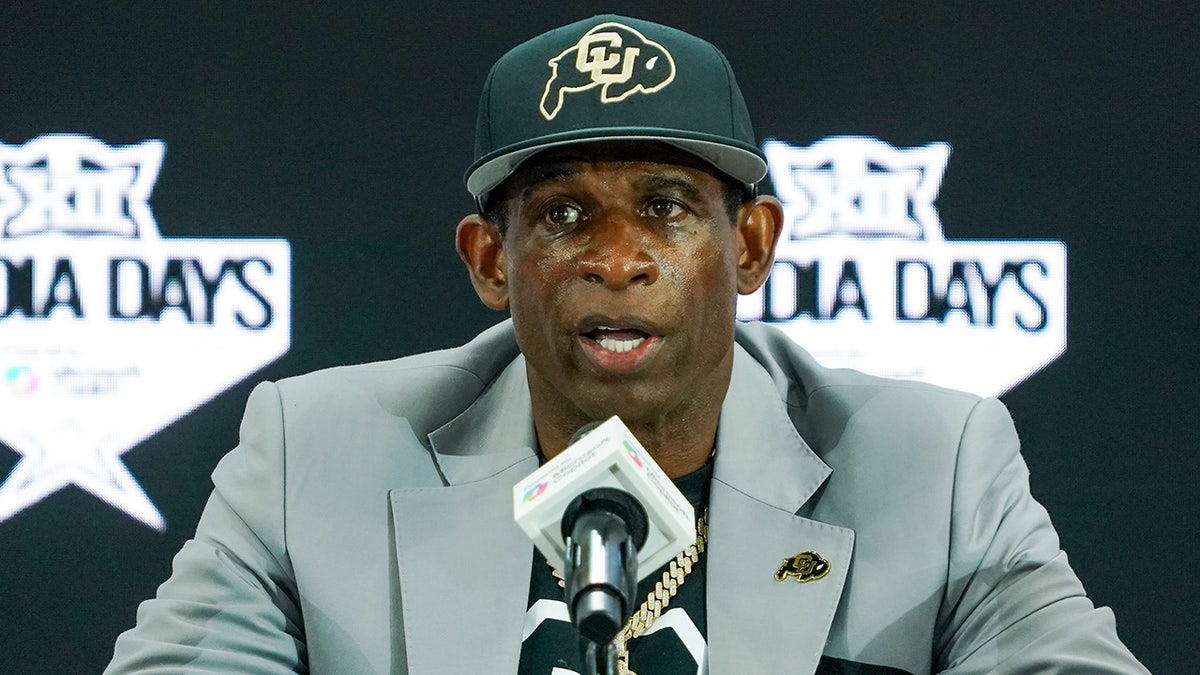 Deion Sanders at Big 12 Media Days