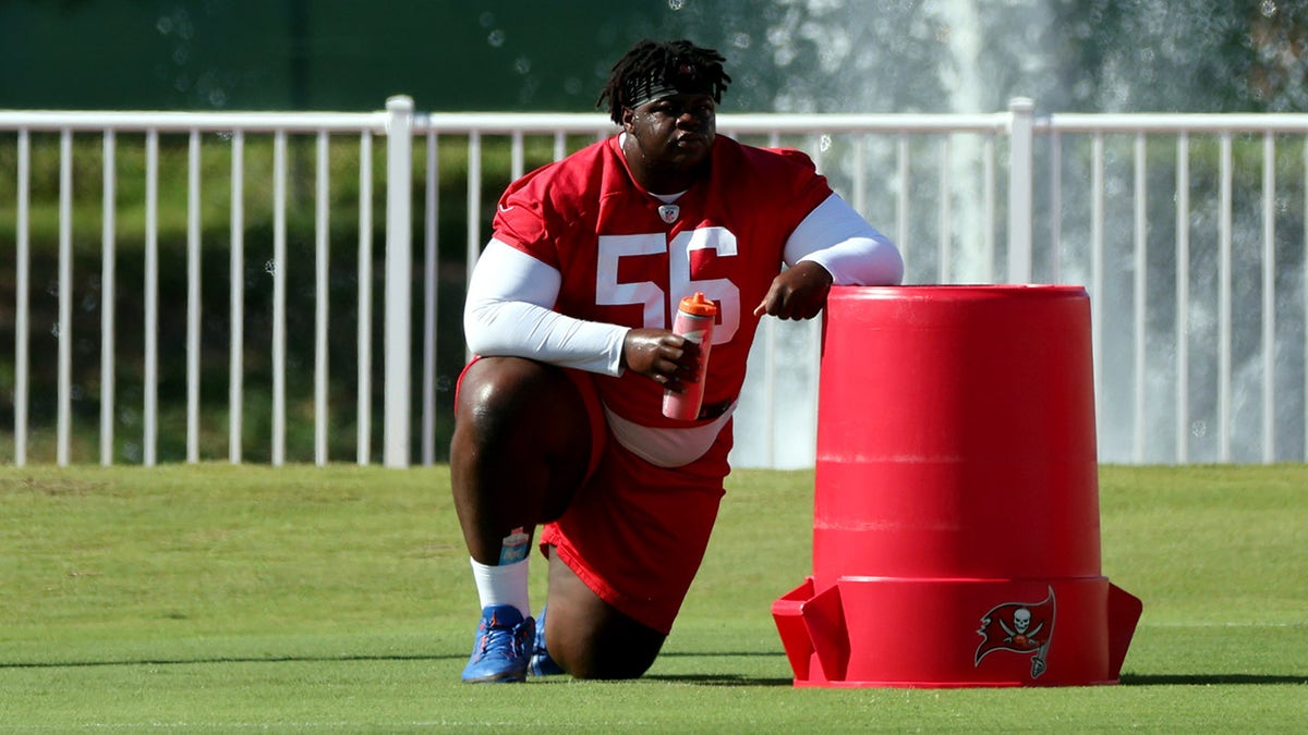 Desmond Watson looks on