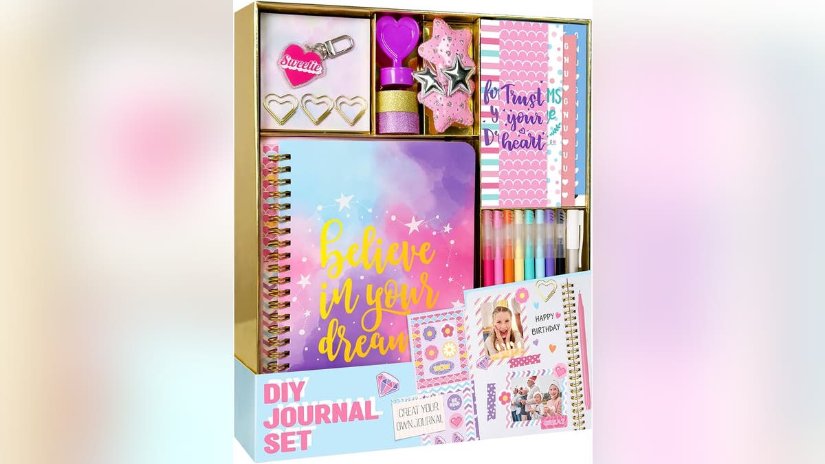 The DIY journal craft kit is a perfect way to get your kids journaling.