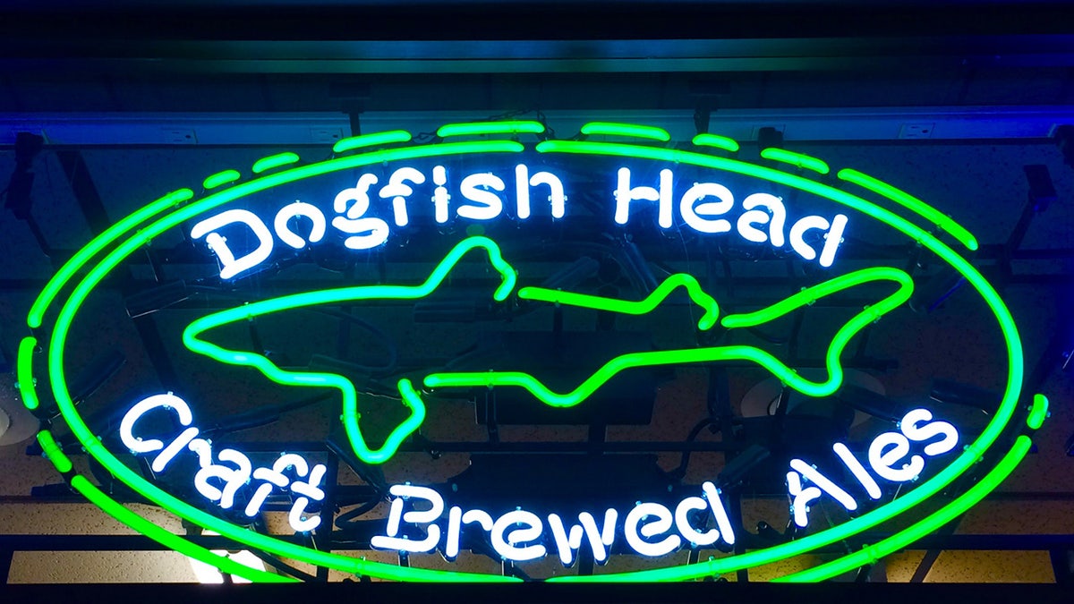 Neon Dogfish's logo head logo i'st the candle on Delelare