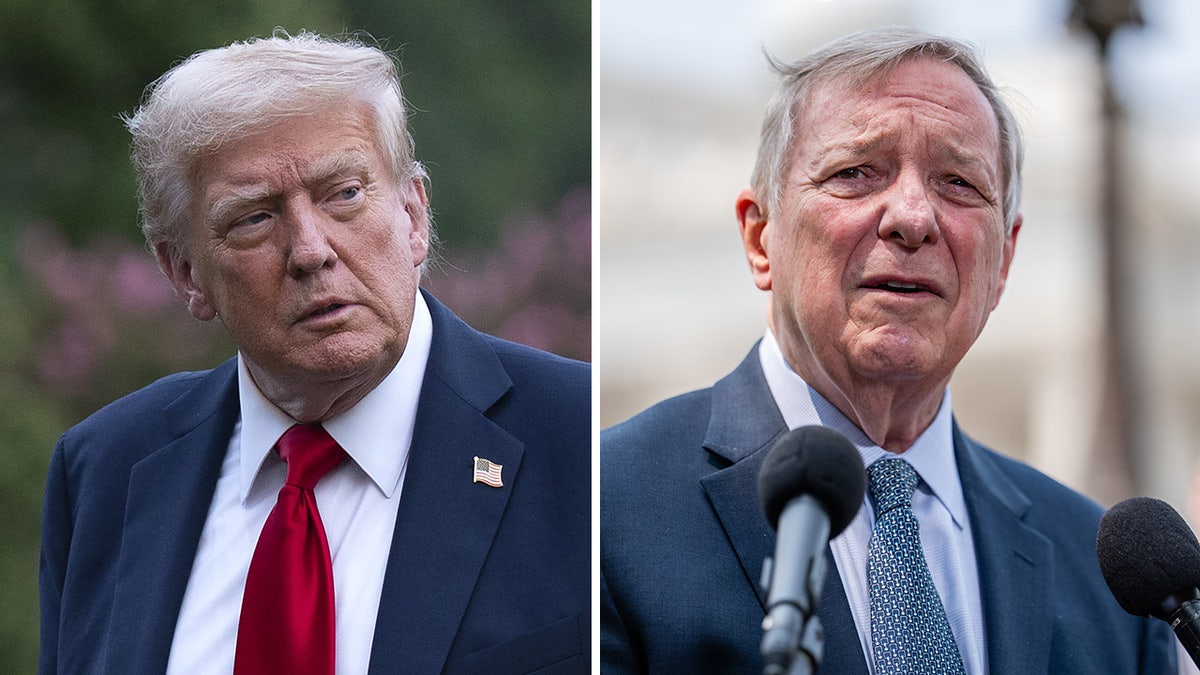 Donald Trump and Dick Durbin