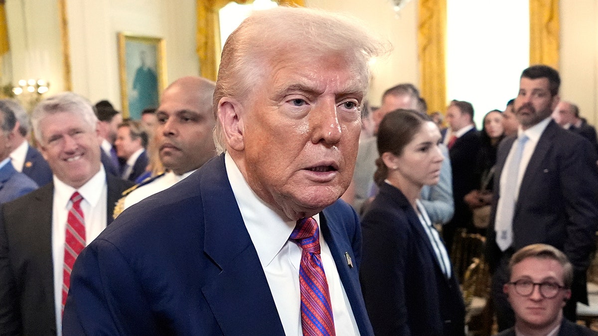Donald Trump at the GENIUS Act signing