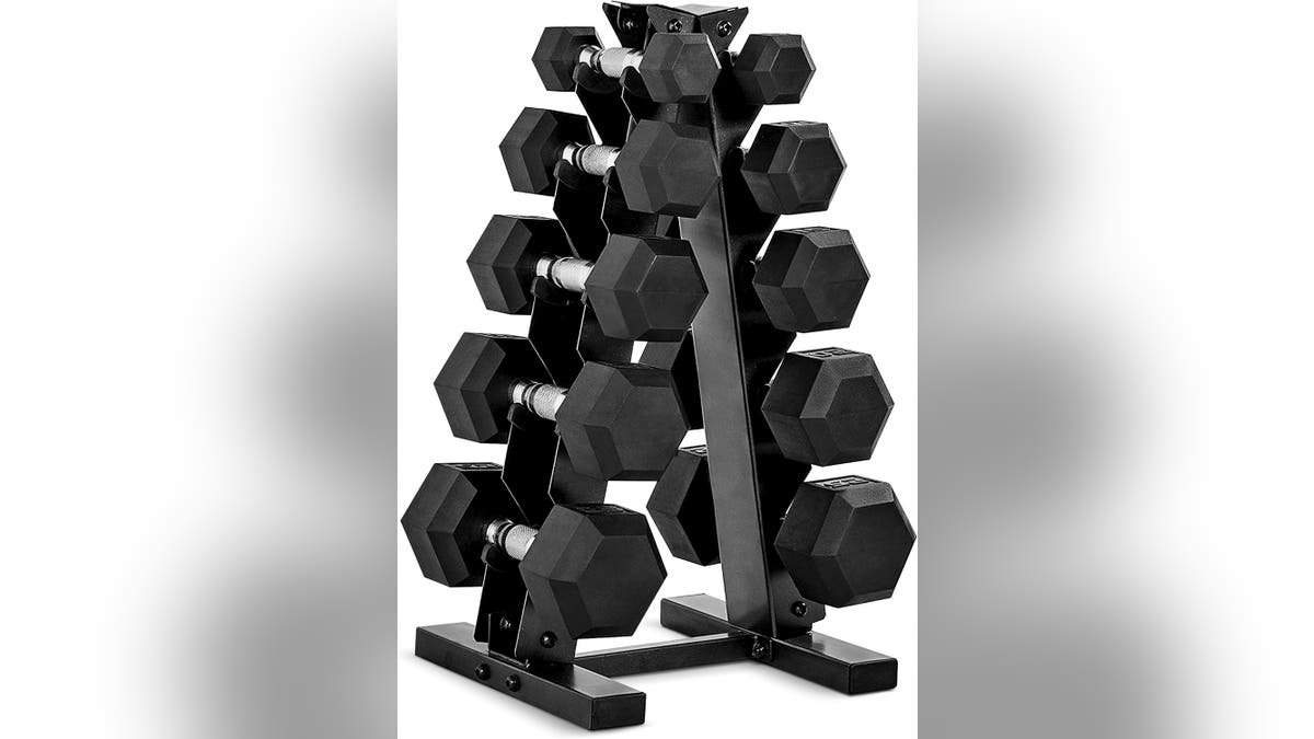 This group is cleanable for an at-home gym.
