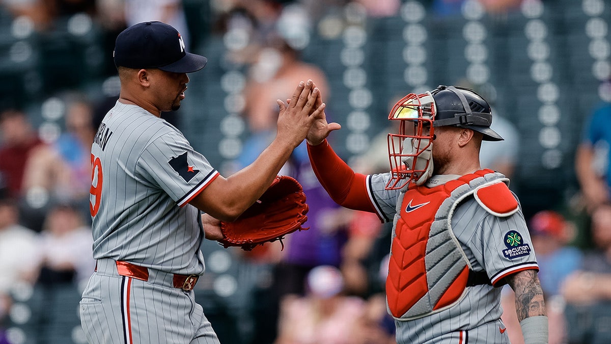 Jhoan Duran un Christian Vasquez