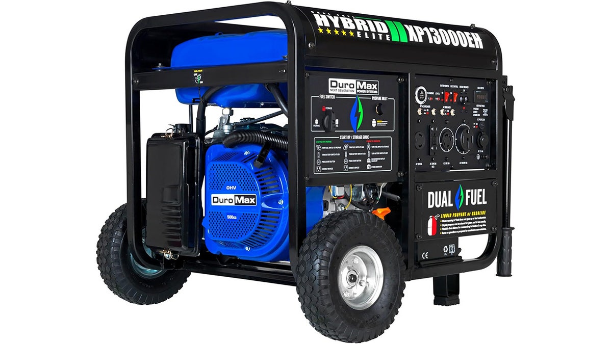 A dual-fuel portable generator that keeps the entire home running during power outages.