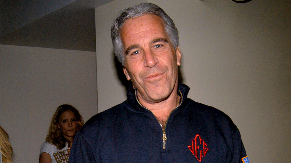 Jeffrey Epstein smiles at a party for Radar Magazine