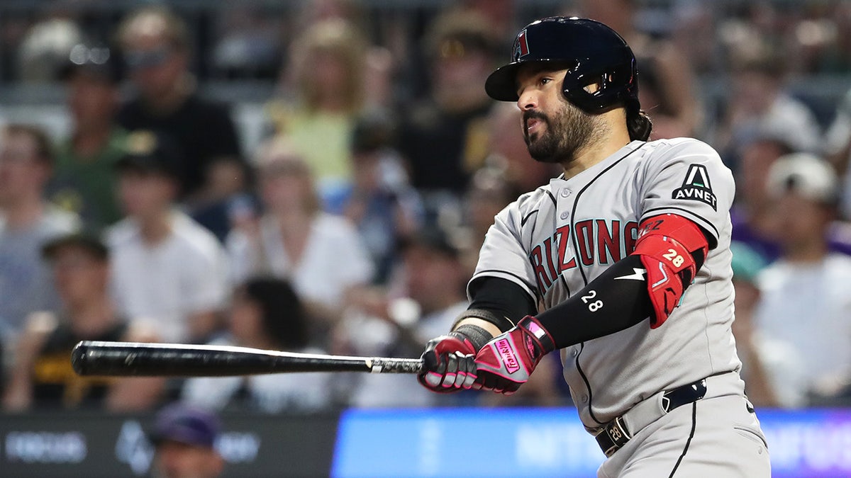 Eugenio Suarez swings