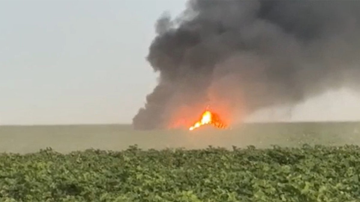 Military fighter crash in California