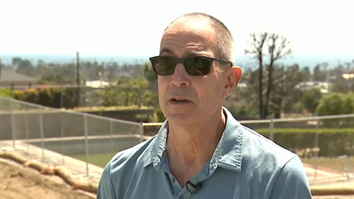 David Howard, who lost two homes in Pacific Palisades