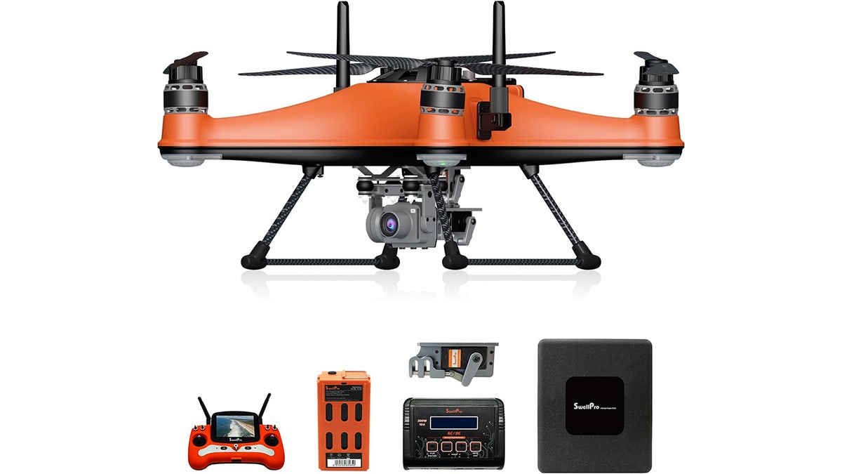 This drone is waterproof and can drop bait.