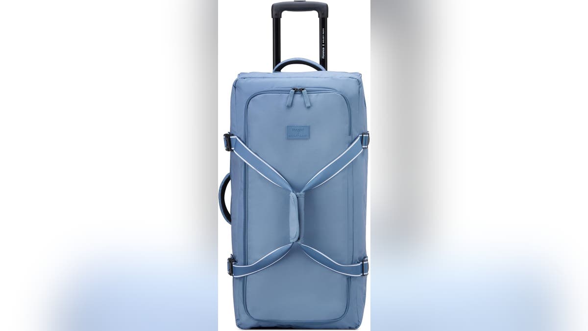 This duffle container is cleanable for easy getaways.