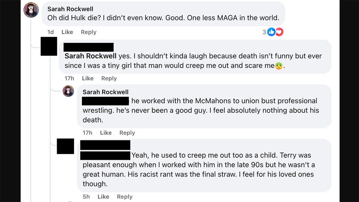 Alachua County school board Sarah Rockwell's Facebook post
