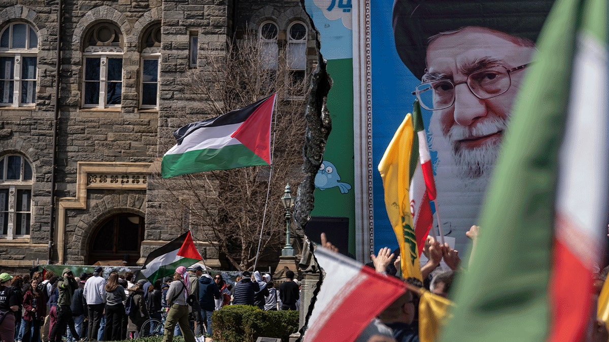 Georgetown University, Iran split