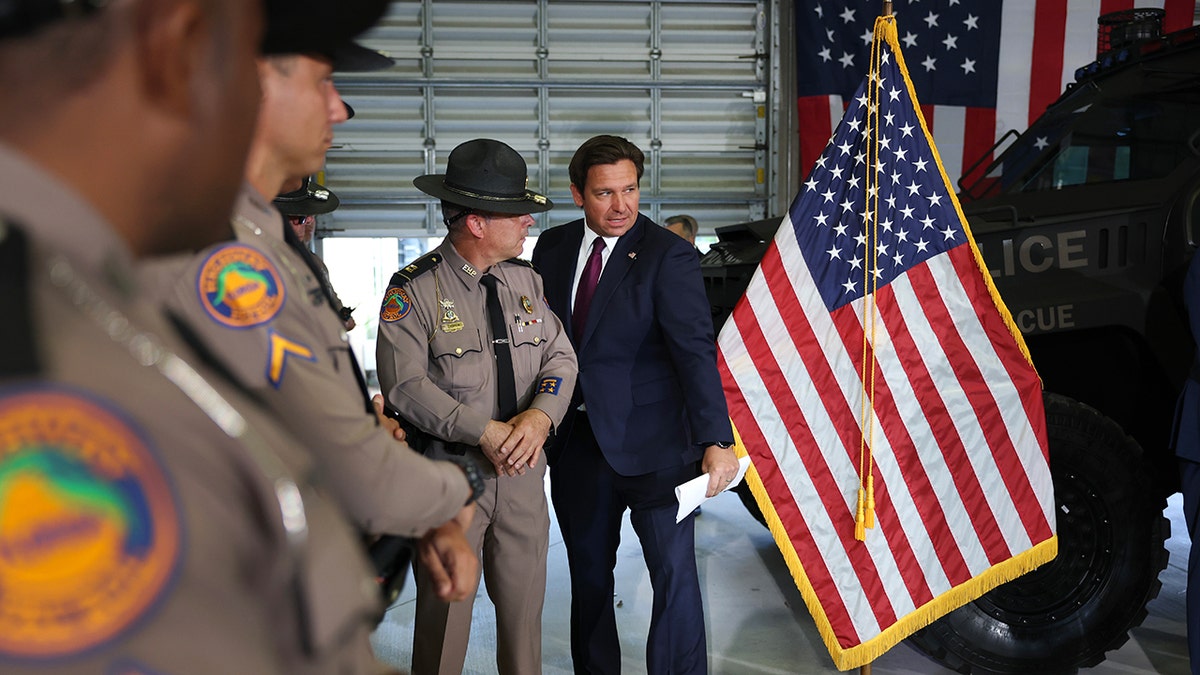 DeSantis and ICE at Alligator Alcatraz
