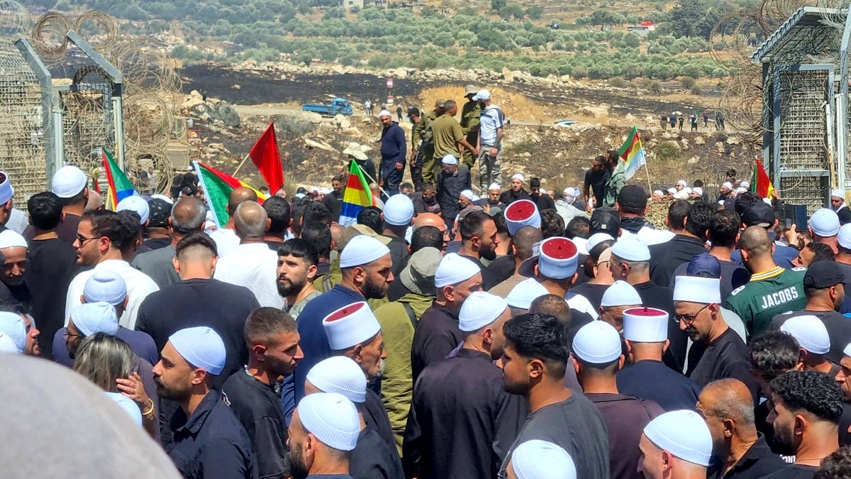 Druze members at the border