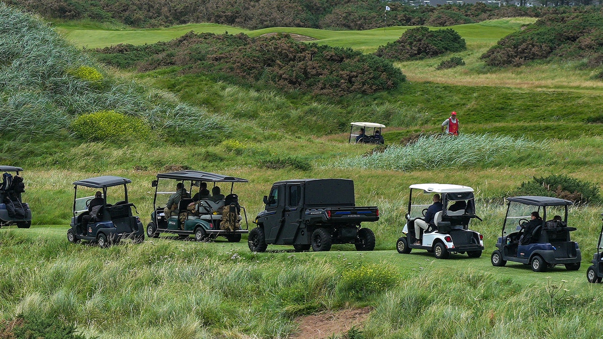Secret Service debuts ‘Golf Force One’ armored vehicle to protect Trump while he plays his favorite sport