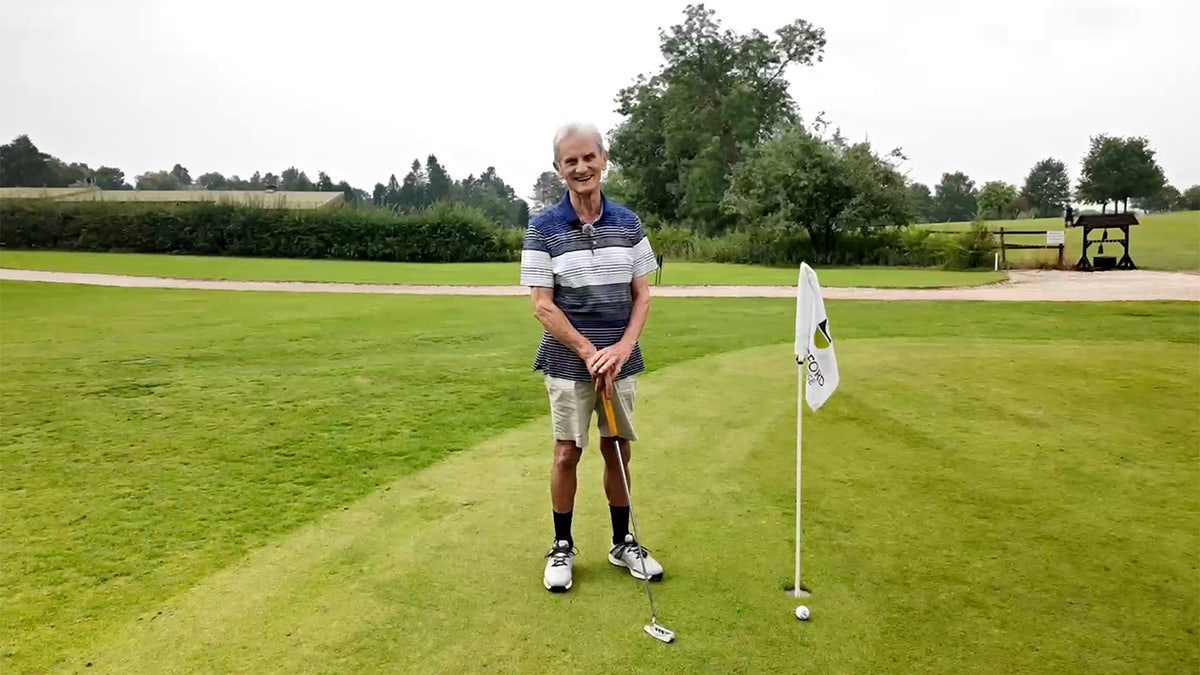 John Payne hit his first ever hole-in-one at 90 years old - just one day after celebrating his milestone birthday.
