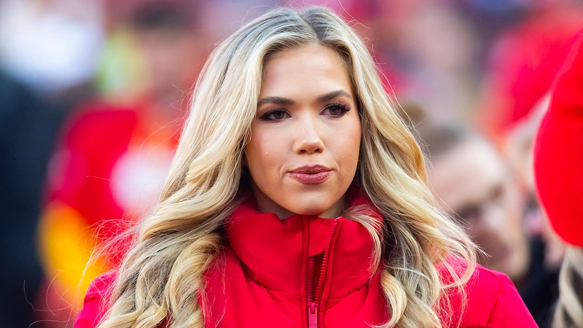 Gracie Hunt at an NFL game