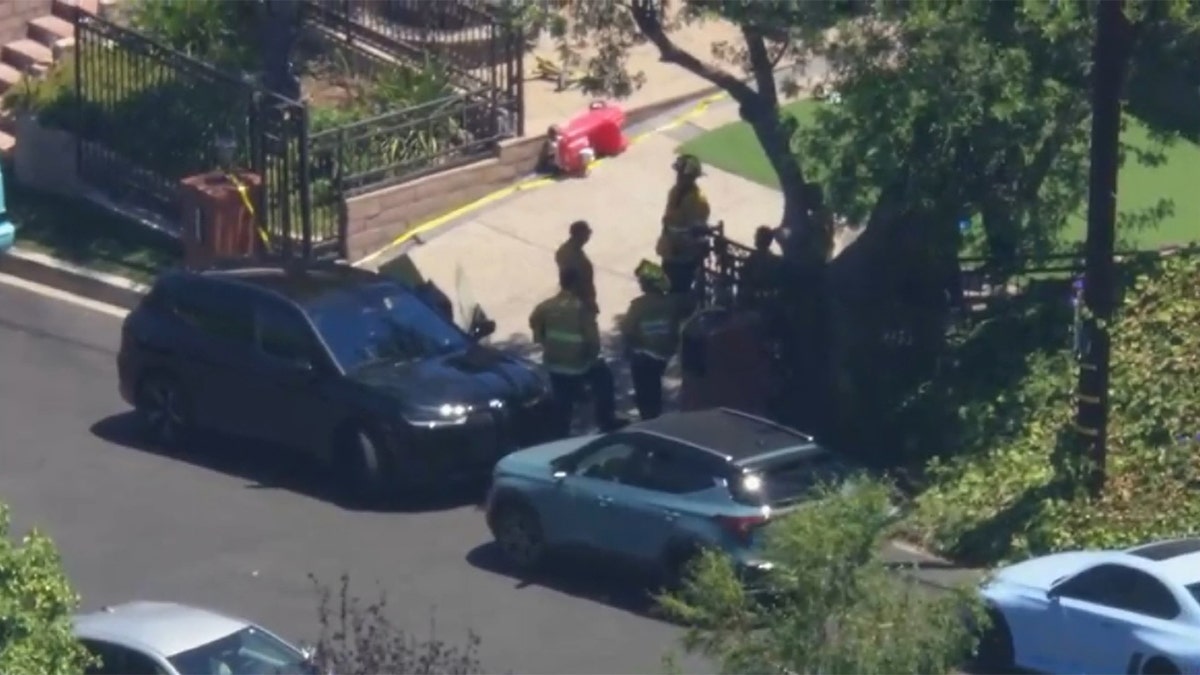 The authorities were seen standing outside near day care, as it was claimed that one person was shot.