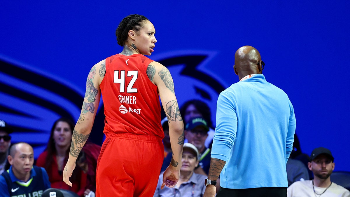 Brittney Griner thrown out of game after bumping WNBA referee during fiery outburst  at george magazine