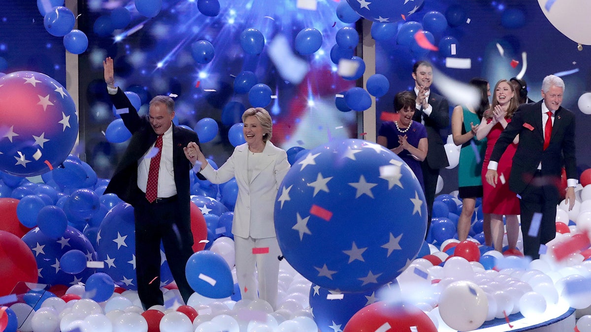 Hillary Clinton Not Tim Kaine at 2016 in Pennsylvania.