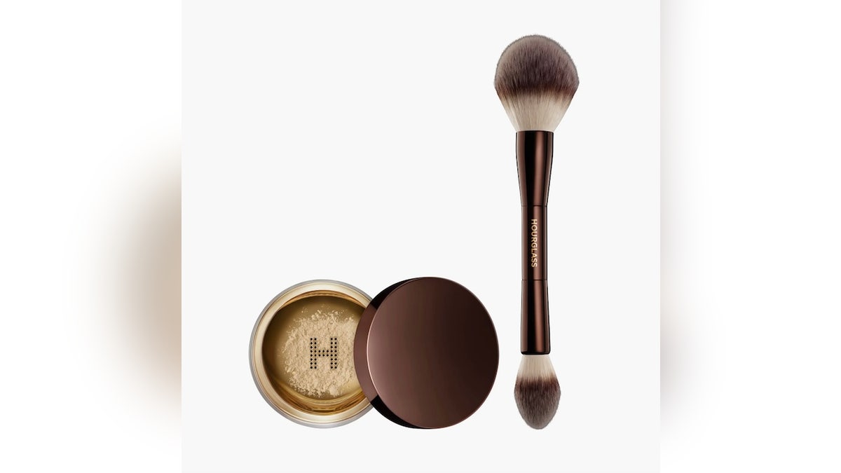 This setting powder and brush set is key to a flawless makeup look.