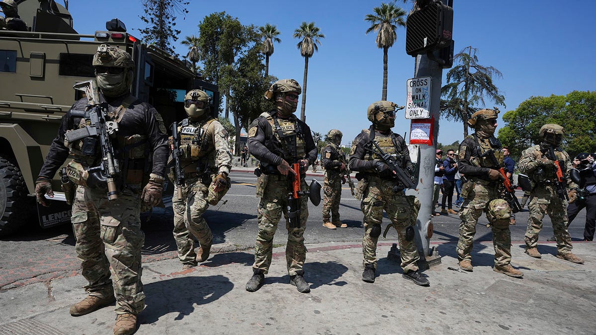 Federal agents in Los Angeles