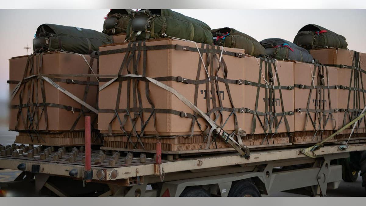 Pallettes of aid